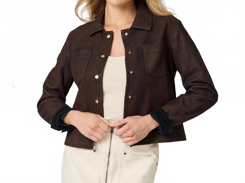 NEW MAURITIUS lefei 2 rf jacket in dark brown